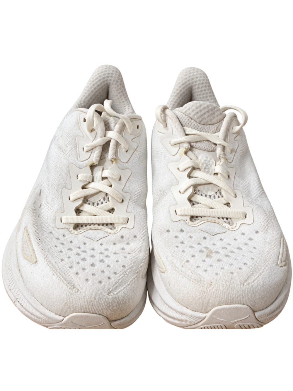 HOKA Clifton 9 White Running Shoes Women’s Size 9B